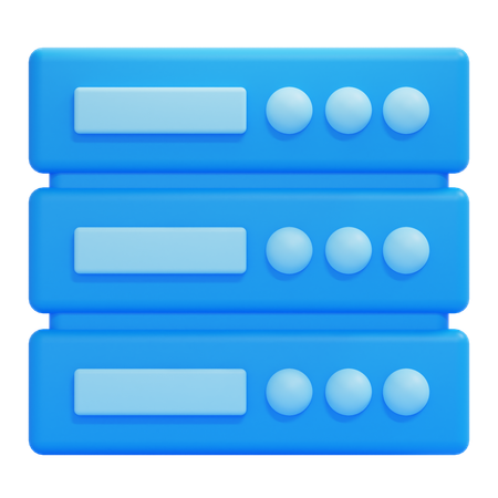 Server  3D Icon