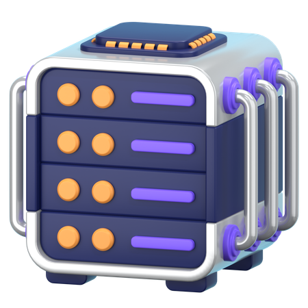 Server  3D Icon