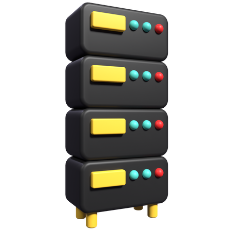 Server  3D Illustration