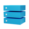 data server 3d logo