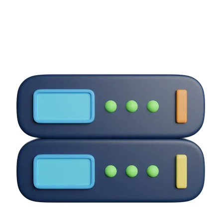 Server Storage Database 3D Icon