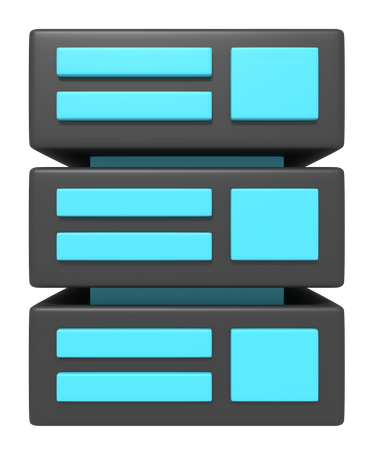 Server  3D Icon