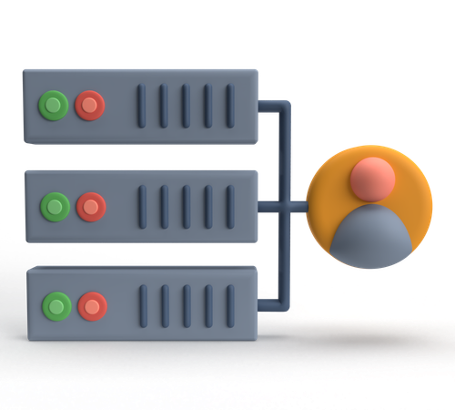 Server Admin  3D Icon