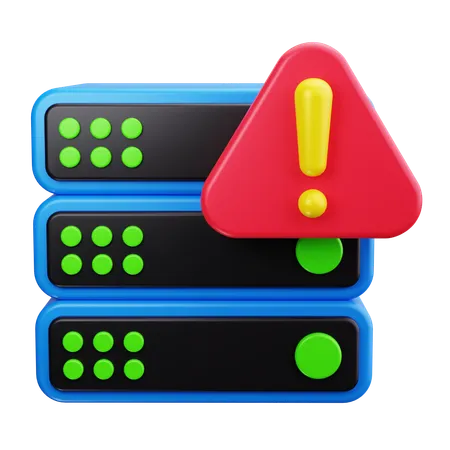 Server Alert  3D Icon