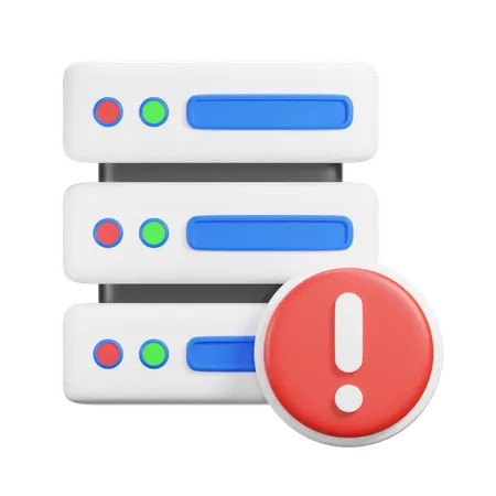 Server Alert  3D Icon