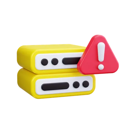 Server Alert  3D Icon