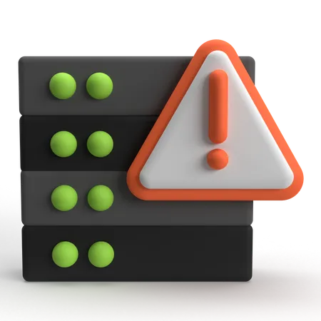 Server Alert  3D Icon