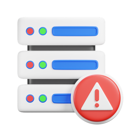 Server Alert  3D Icon