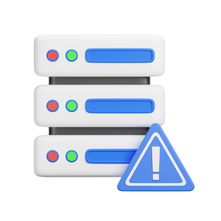 Server Alert  3D Icon