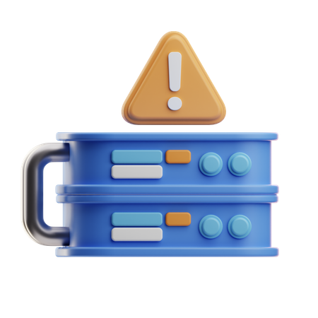 Server Alert  3D Icon