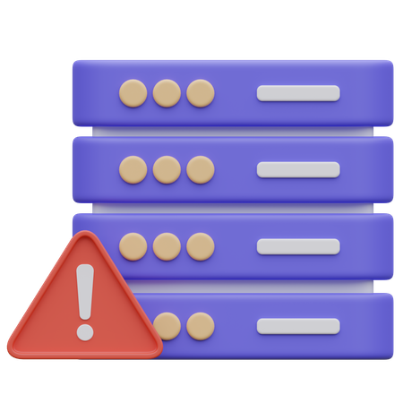 Server Alert  3D Icon
