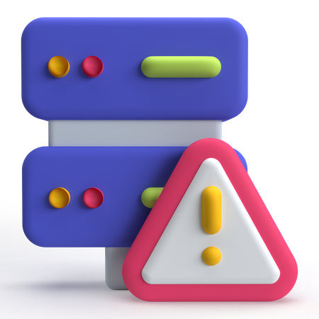 Server Alert  3D Icon