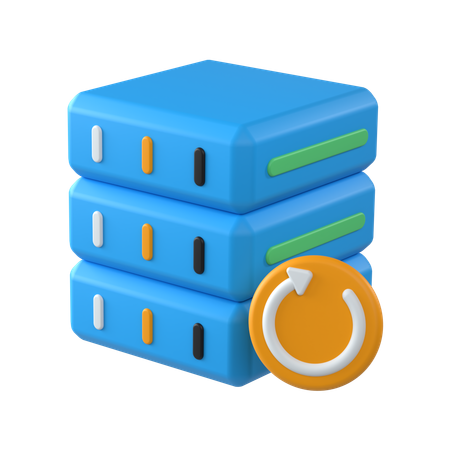 Server Backup  3D Icon
