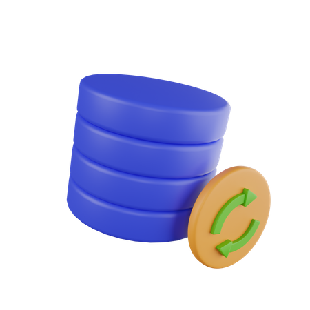 Server Backup  3D Icon