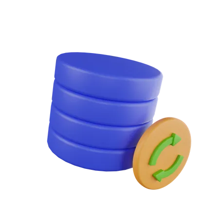 Server Backup  3D Icon