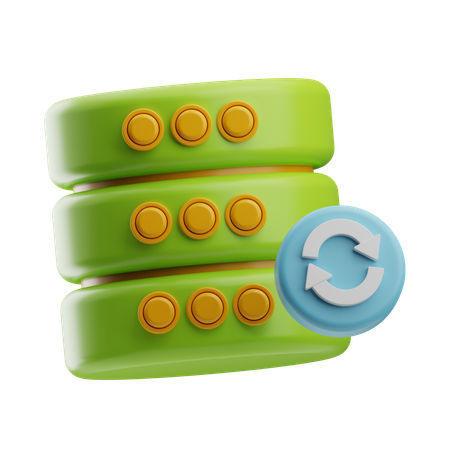 Server Backup  3D Icon