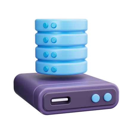 Server Backup  3D Icon