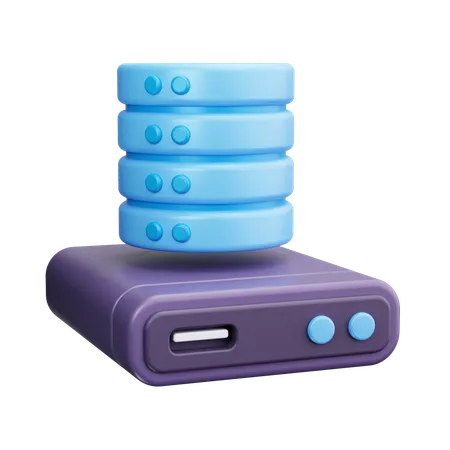 Server Backup  3D Icon