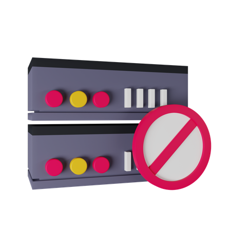 Server block  3D Icon