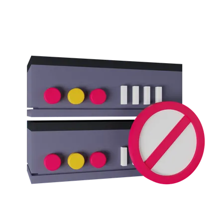 Server block  3D Icon