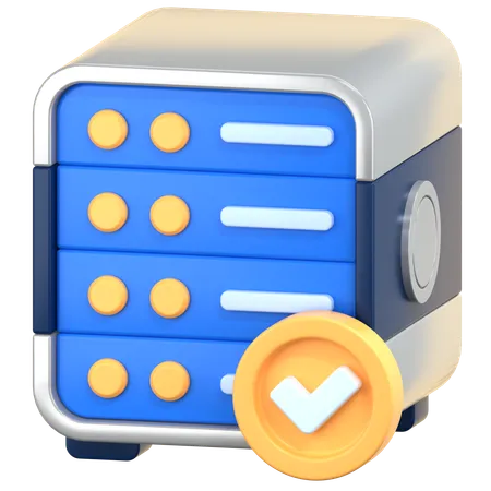 Server check  3D Icon