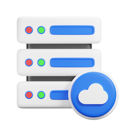 Server-Cloud  3D Icon