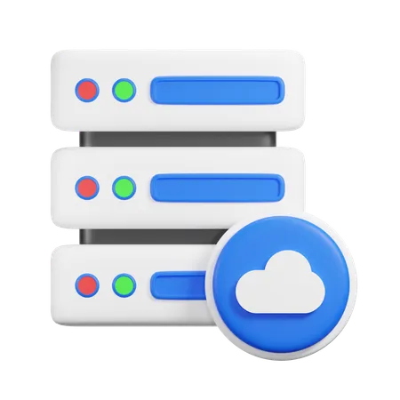 Server-Cloud  3D Icon