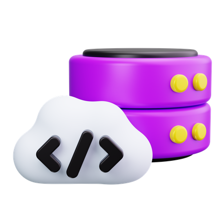 Server Code  3D Icon