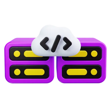 Server-Codierung  3D Icon