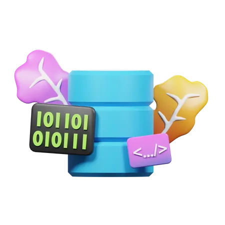 Server Coding  3D Icon