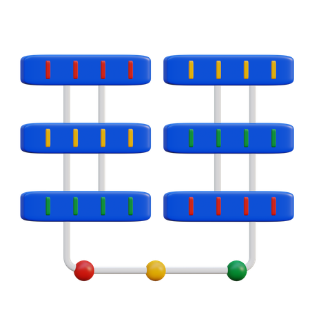 Server Connection 3D Icon