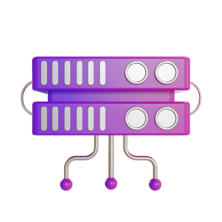 Server Connection  3D Icon