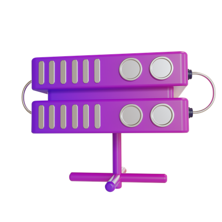 Server Connection  3D Illustration