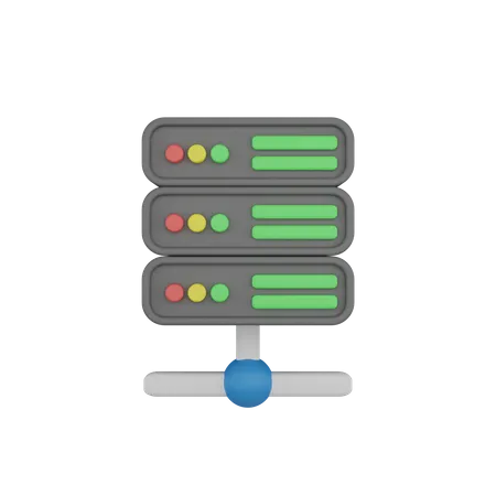 Server Connection 3 D Illustration 3D Icon