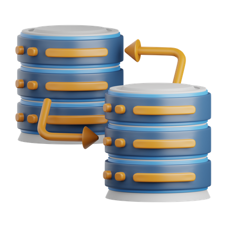 Server Data  3D Icon