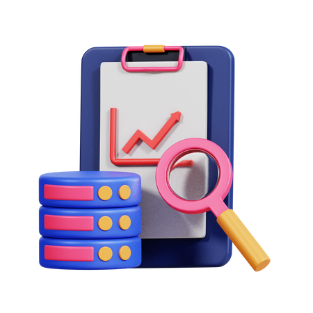 Server Data Analysis  3D Icon