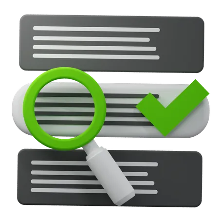 Server Data Analytics  3D Icon