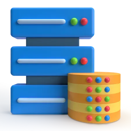 Server Database  3D Icon