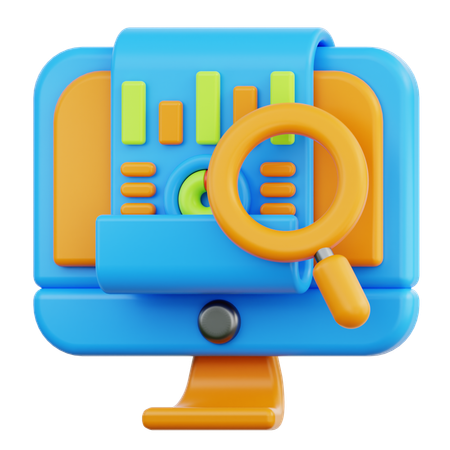 Serverdatenanalyse  3D Icon