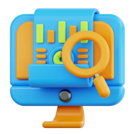 Serverdatenanalyse  3D Icon