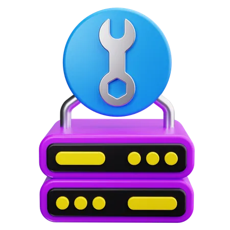 Serverdienst  3D Icon