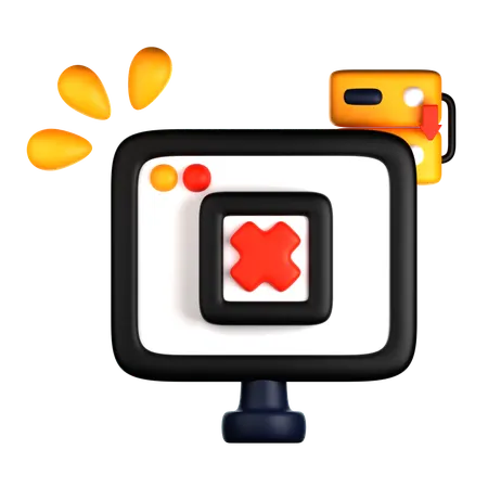 Server Down  3D Icon