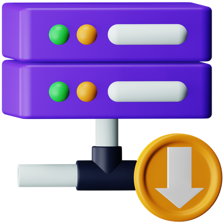 Server Down  3D Icon