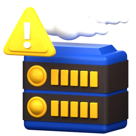 Server Error 3 D Icon 3D Icon
