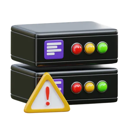 Server Error  3D Icon