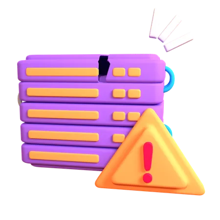 Server Error  3D Icon