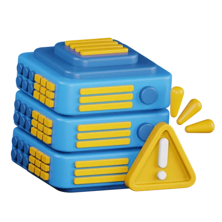 Server Error  3D Icon