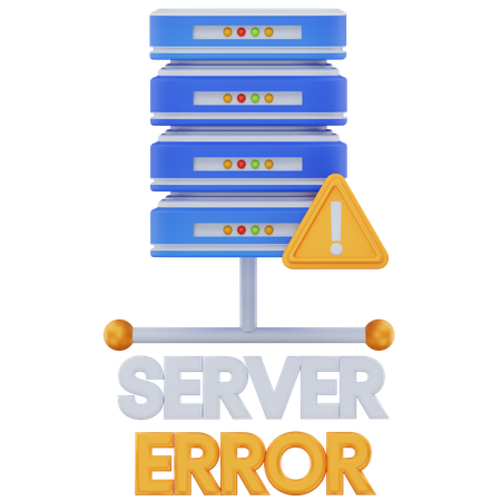 Server Error  3D Icon