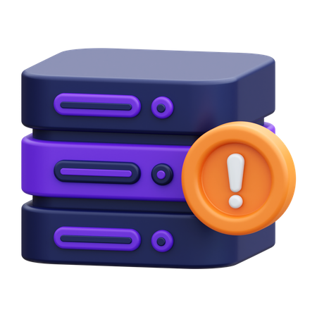 Server error  3D Icon