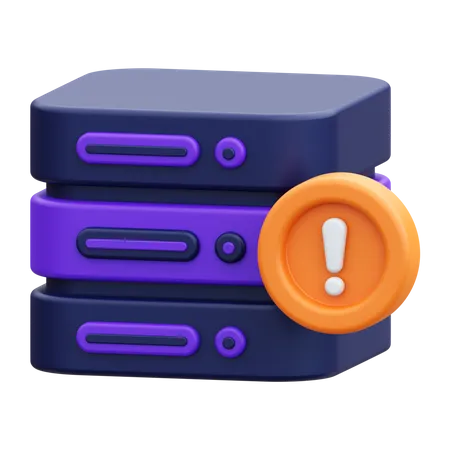 Server error  3D Icon